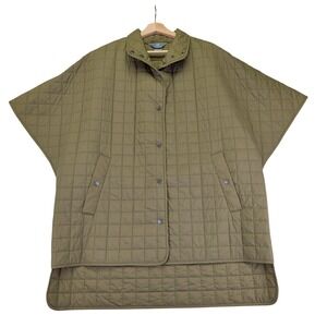 AETHER Bardo Poncho Jacket Quilt Cape Command Green Primaloft One Size OS Winter